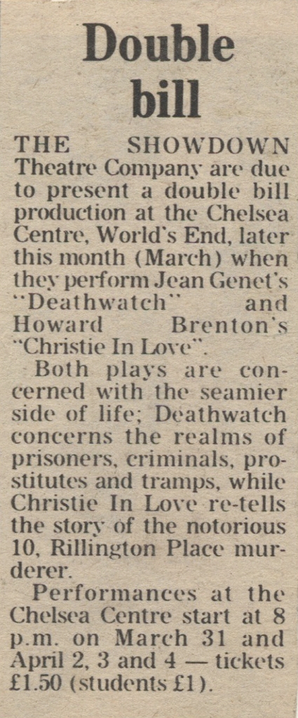 19810313 DEATHWATCH CHRISTIE IN LOVE CHELSEA CENTRE CN.jpg